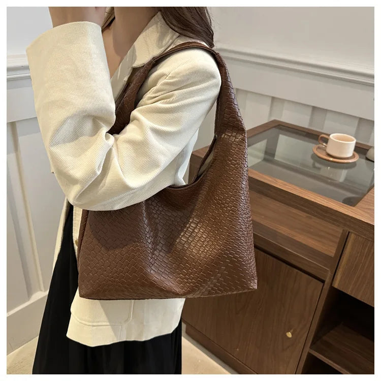 Simple Retro Shoulder Bag，Minimalist Hobo Bag，Work Bag Women，Large Tote Bags for Ladies，Bag Ladies Elegant，Grocery Bag