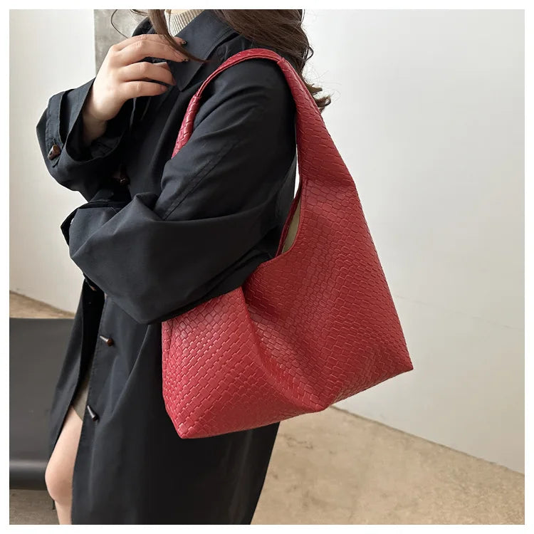 Simple Retro Shoulder Bag，Minimalist Hobo Bag，Work Bag Women，Large Tote Bags for Ladies，Bag Ladies Elegant，Grocery Bag